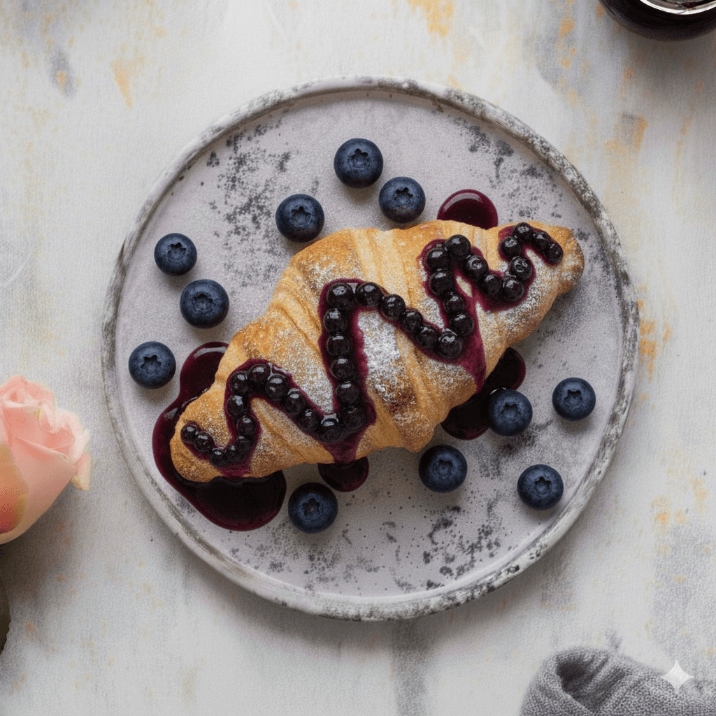 Blueberry Croissant