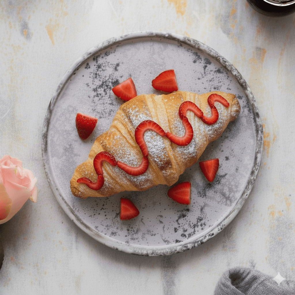 Strawberry Croissant