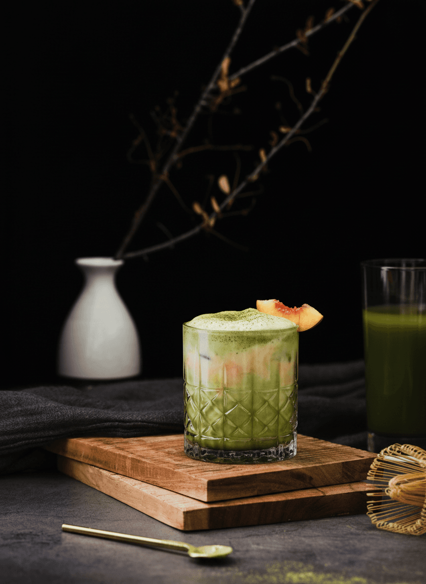 Peach Matcha
