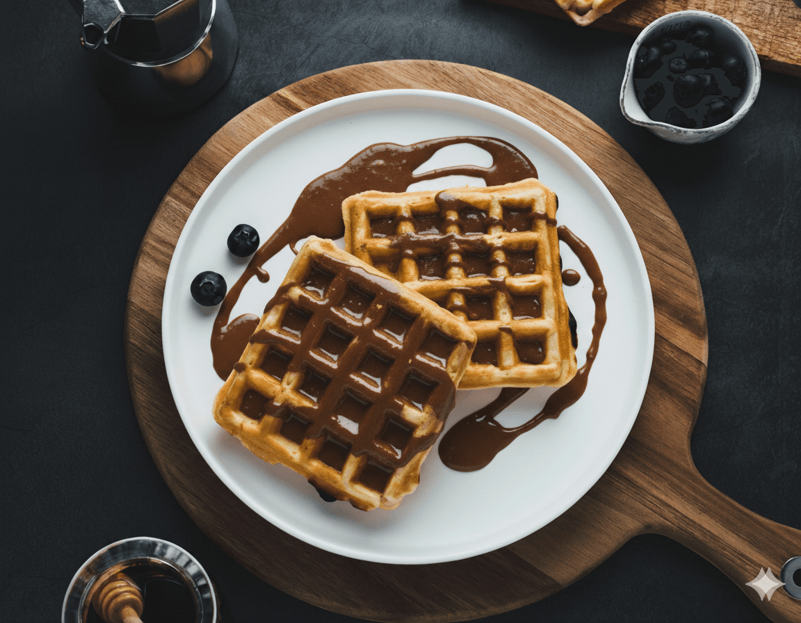 Dark Chocolate Waffle