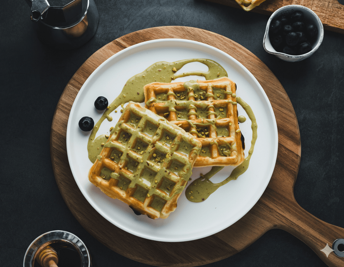 Pistachio Waffle