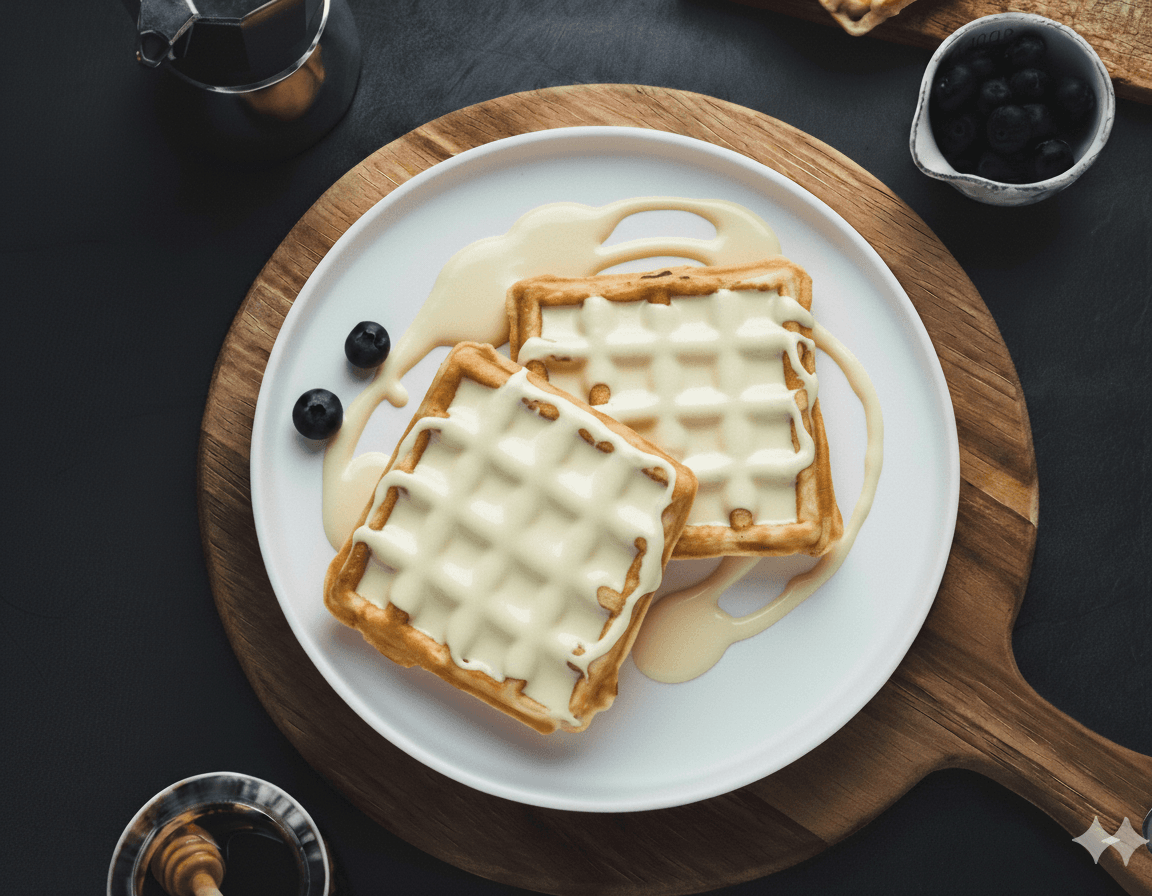 White Chocolate Waffle